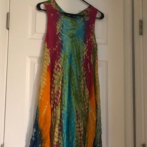 Tye-dyed dress